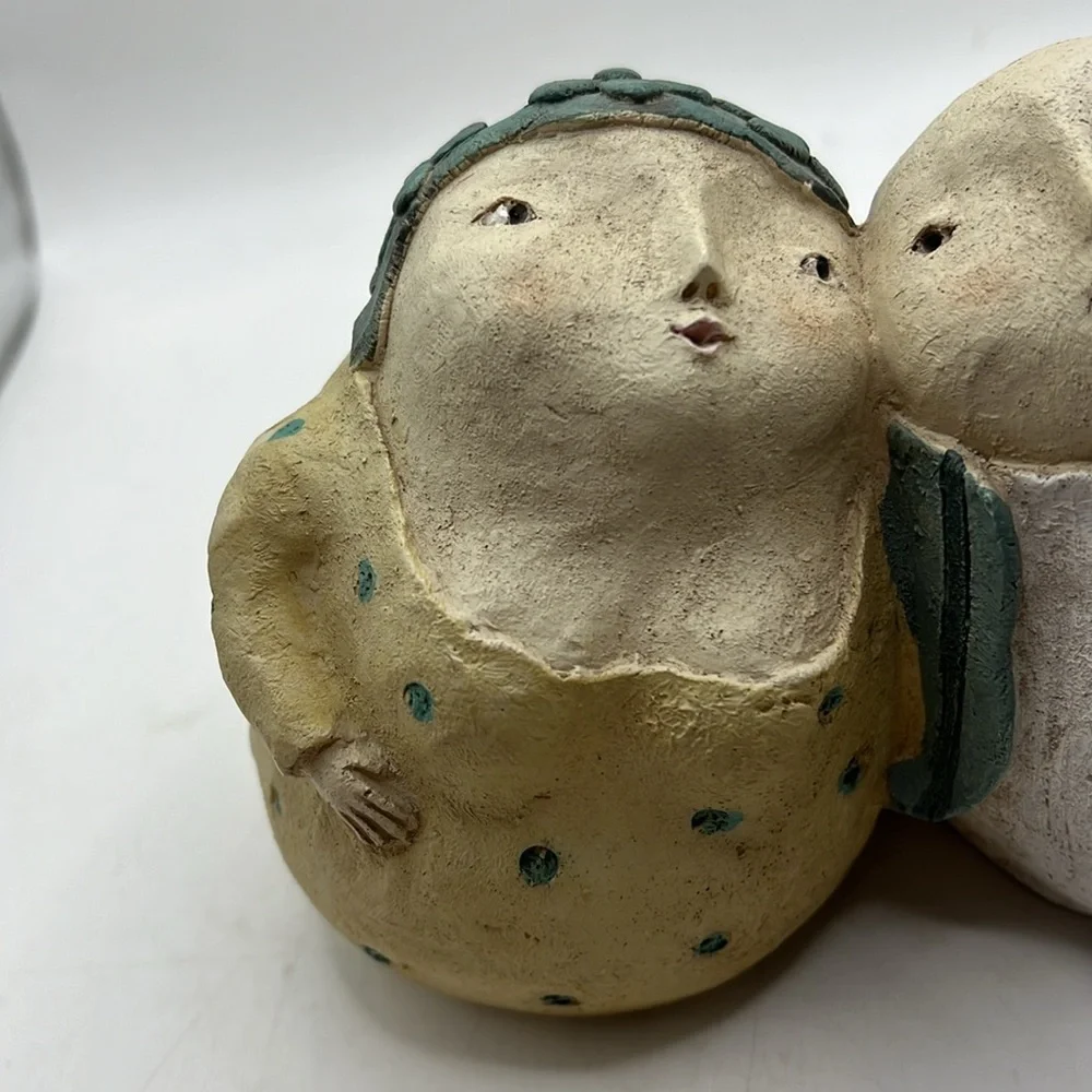 Beryl & George Art Sweet Nothings Sculpture Man Woman Couple Figurine Decor - Picture 7 of 11